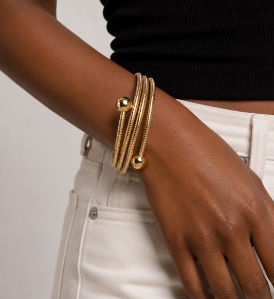 Calmly Coiled - Gold