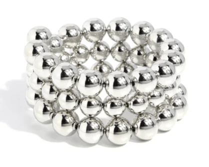 Refreshing Raindrops - Silver Coil