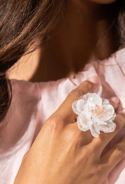 Petal Privilege - White