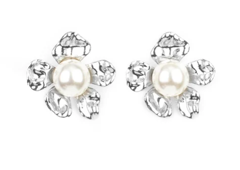 Apple Blossom Pearls - White