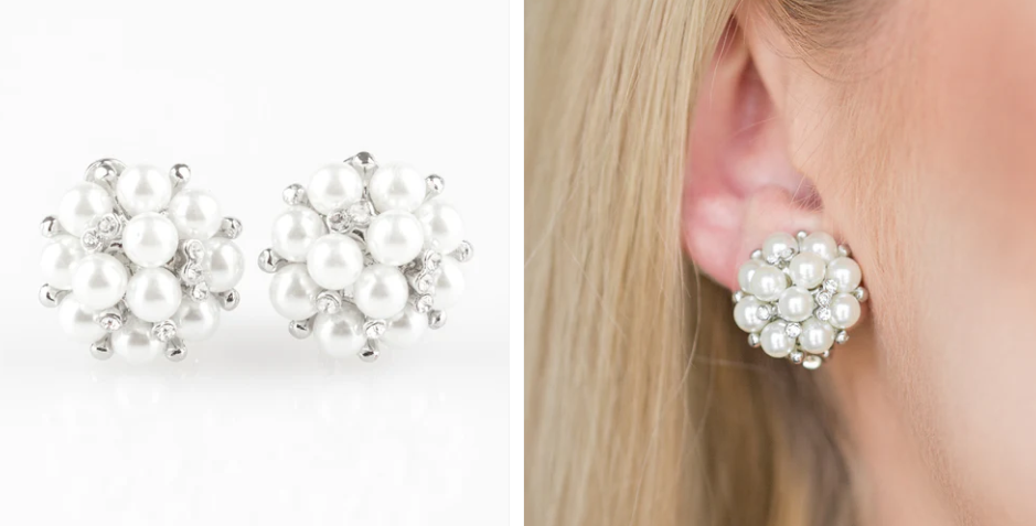 Par Pearl - White Clip-On