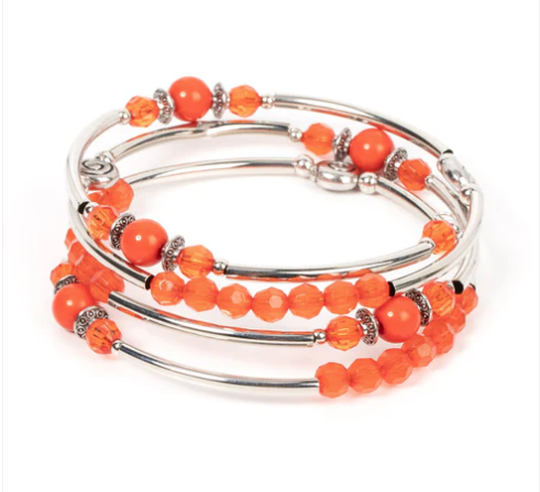 Whimsically Whirly - Orange