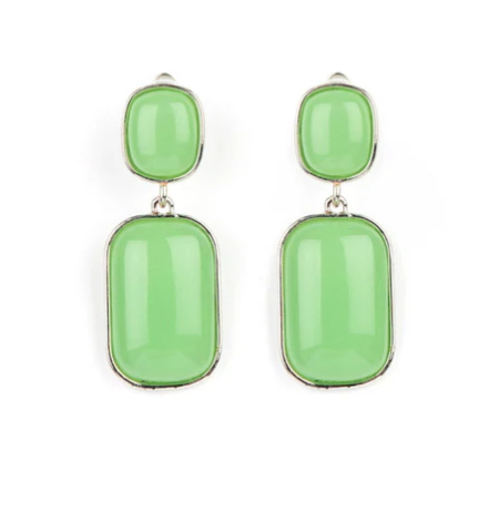 Meet Me At The Plaza - Green ♥ Clip-On