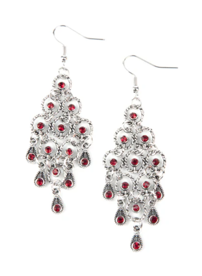 Chandelier Cameo - Red