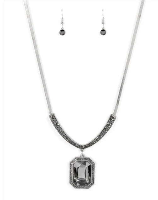 Fit for a DRAMA QUEEN - Silver 2PC SET
