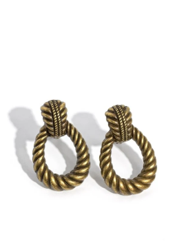Roping Rodeo Brass CLIP ON