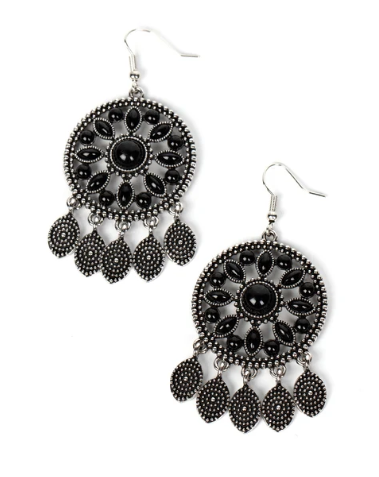 Sagebrush Symphony - Black ♥ Earrings