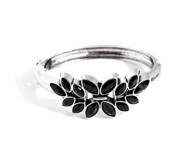 Glamorously Garnished - Black ♥ Bracelet