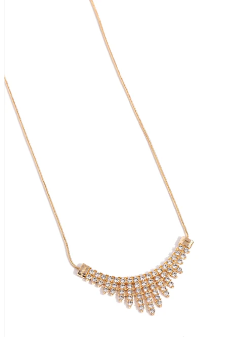 Dramatic Diadem - Gold ♥ Necklace