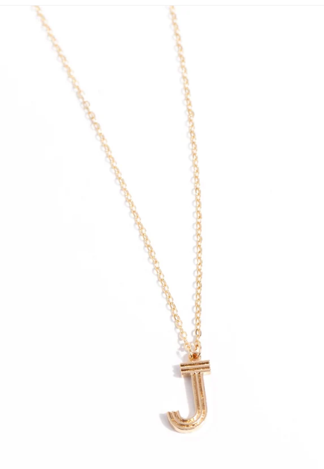 Leave Your Initials - Gold J