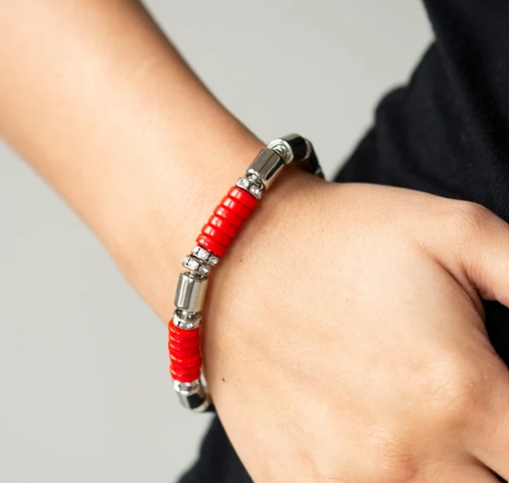 Whimsical Wanderer - Red ♥ Bracelet