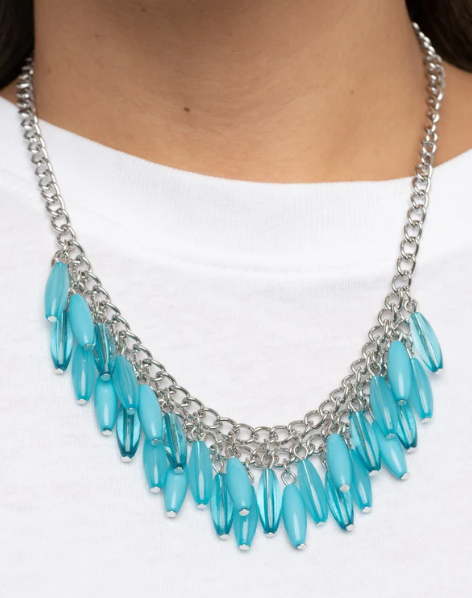 Beach House Hustle - Blue ♥ Necklace