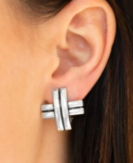 Couture Crossover Silver CLIP ON