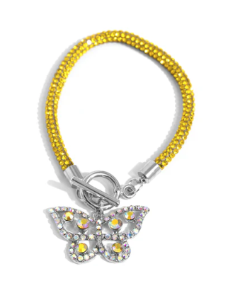 On SHIMMERING Wings - Yellow 2PC SET