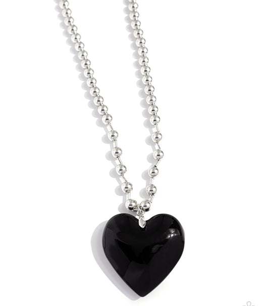 Romantic Radiance Black Necklace