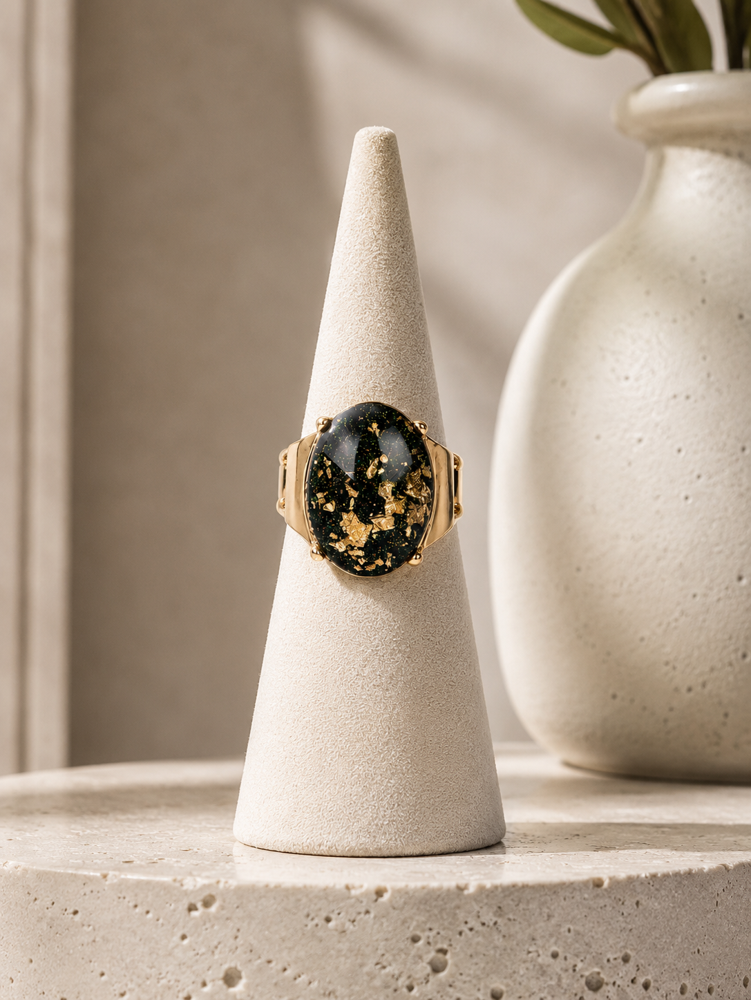 Gold Leaf Glam - Black
