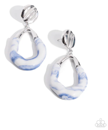 High-Sheen Swirls - Blue