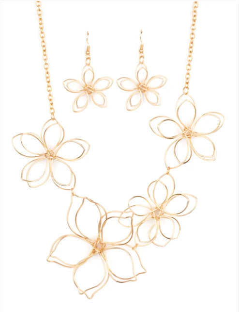 Flower Garden Fashionista - Gold