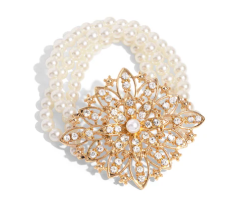 Flattering Floral - Gold