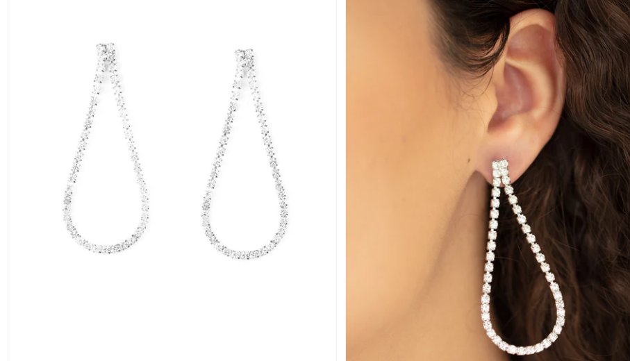 Diamond Drops - White