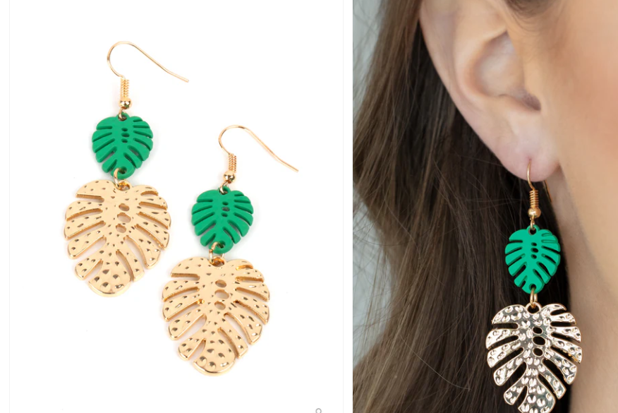 Palm Tree Cabana - Green