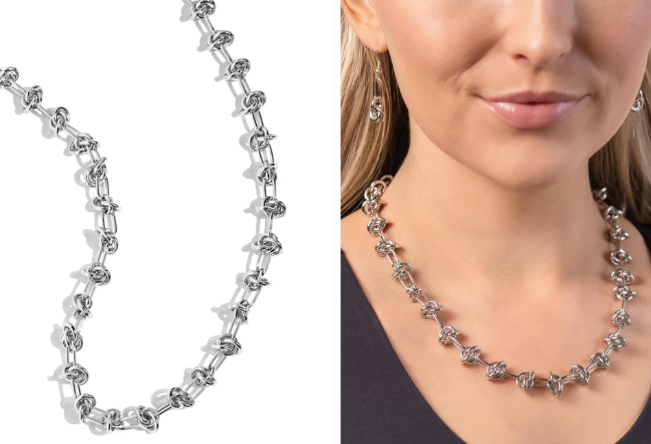 Knotted Kickoff - Silver