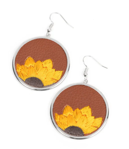 Sun-Kissed Sunflowers - Brown