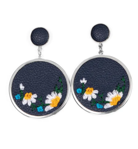 Embroidered Gardens - Blue