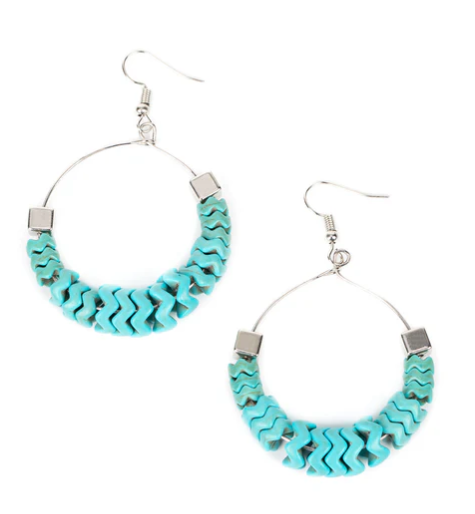 Capriciously Crimped - Blue
