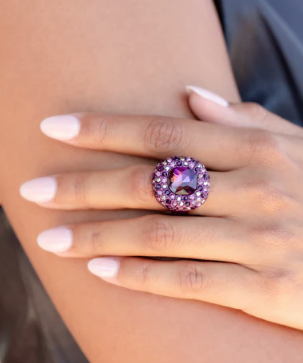 Glistening Grit - Purple