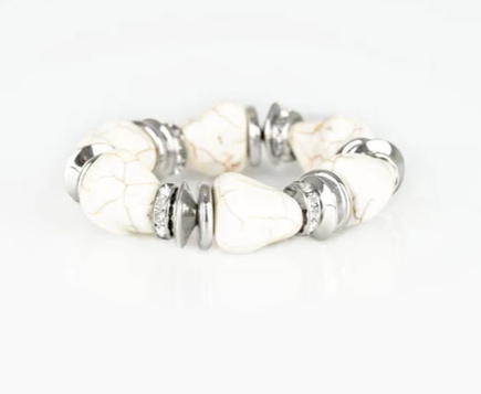 Stunningly Stone Age - White 2PC SET