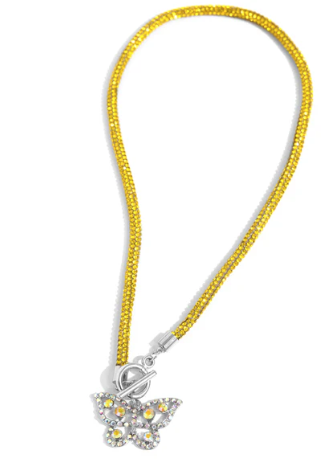 On SHIMMERING Wings - Yellow 2PC SET