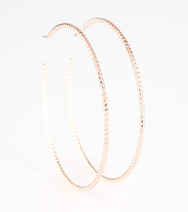 Hooked On Hoops - Rose Gold