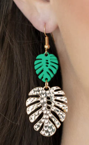 Palm Tree Cabana - Green