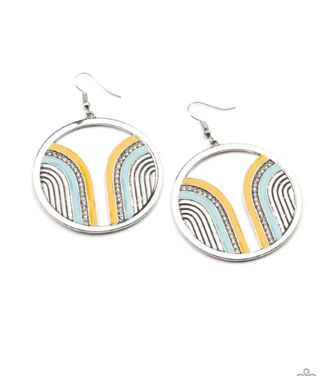 Delightfully Deco - Multi ♥ Earrings