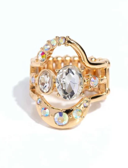 Shopaholic Statement - Gold ♥ Ring