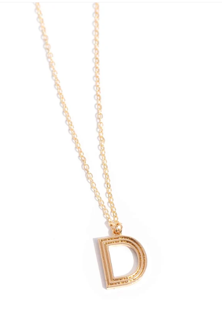 Leave Your Initials - Gold D