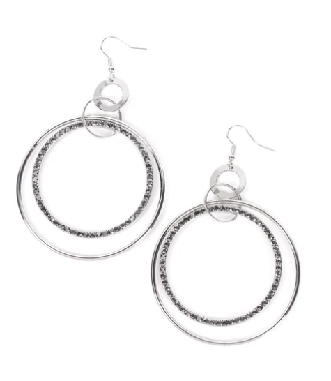 Haute Hysteria - Silver ♥ Earrings