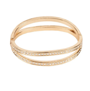 A SHOW OF FIERCE GOLD HINGE BRACELET