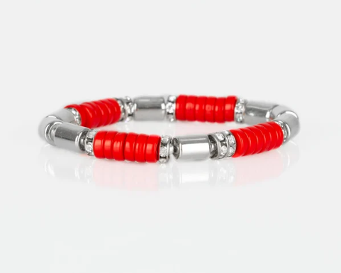Whimsical Wanderer - Red ♥ Bracelet