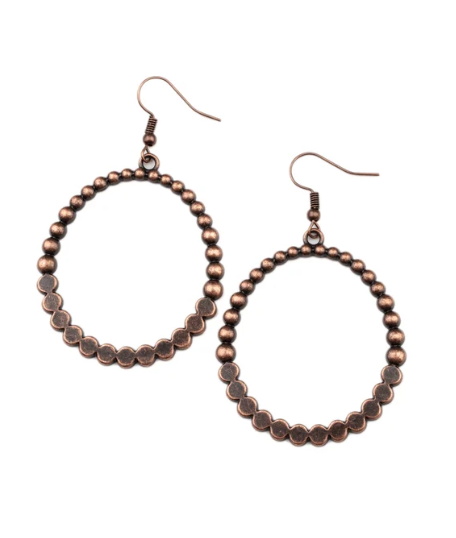 Rustic Society - Copper ♥ Earrings