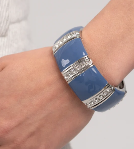 Colored Cameo - Blue ♥ Bracelet