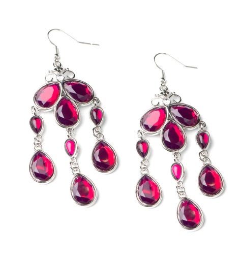 Clear The HEIR - Purple ♥ Earrings