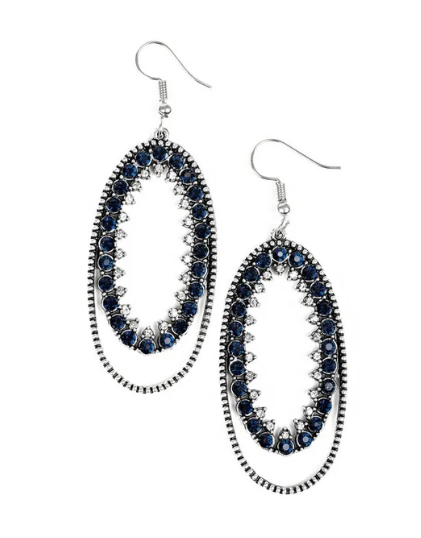 Marry Into Money - Blue ♥ Earrings