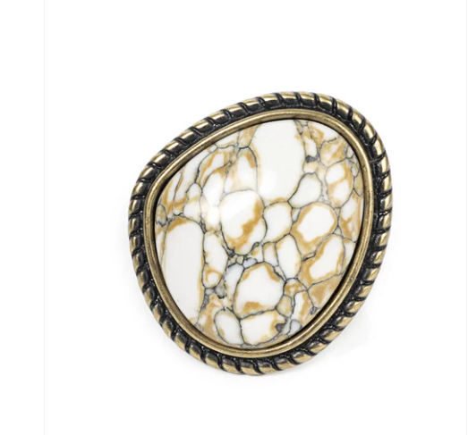 Rodeo Royale 2PC SET Necklace &  Ring - Brass